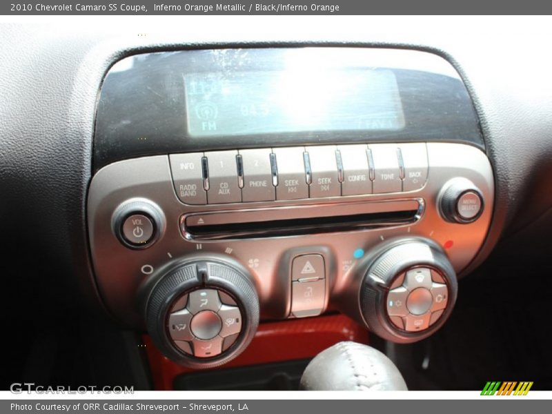Inferno Orange Metallic / Black/Inferno Orange 2010 Chevrolet Camaro SS Coupe