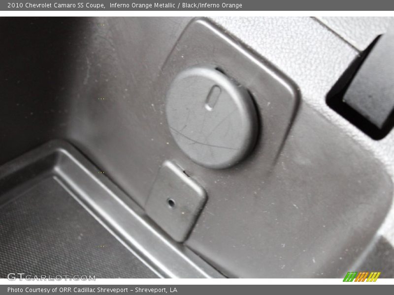 Inferno Orange Metallic / Black/Inferno Orange 2010 Chevrolet Camaro SS Coupe