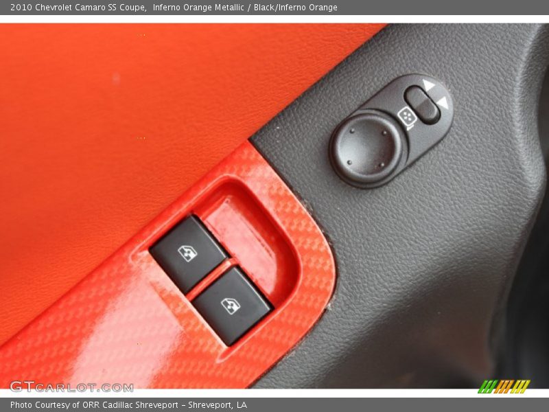 Inferno Orange Metallic / Black/Inferno Orange 2010 Chevrolet Camaro SS Coupe