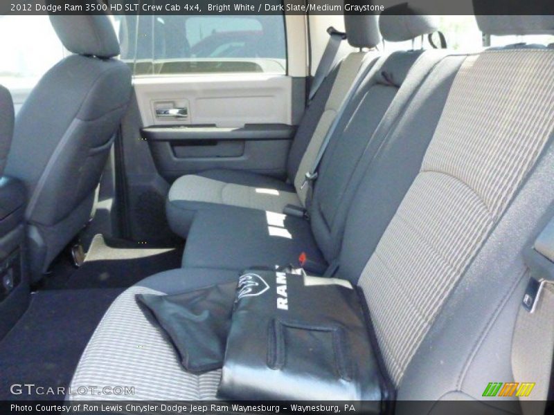 Bright White / Dark Slate/Medium Graystone 2012 Dodge Ram 3500 HD SLT Crew Cab 4x4