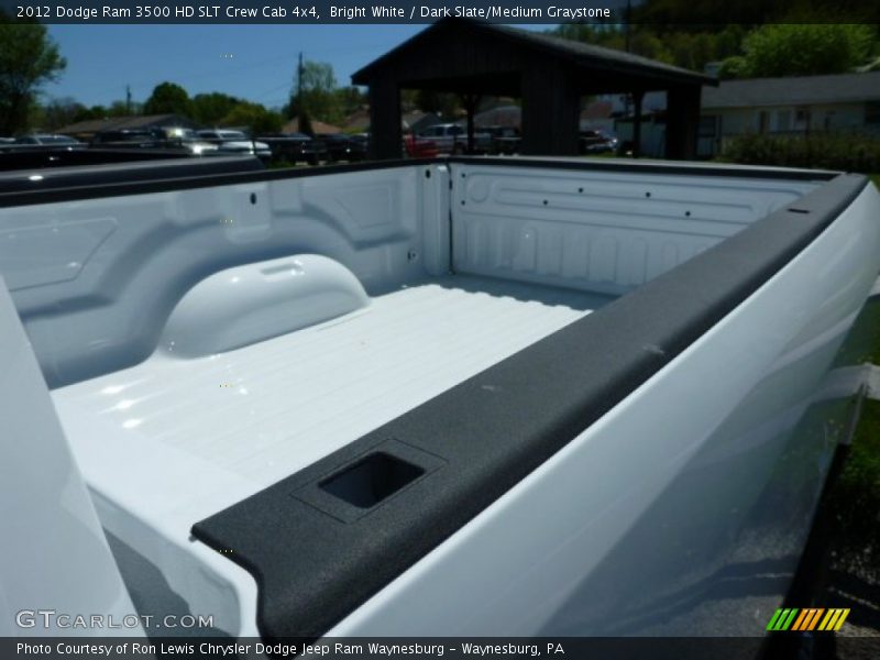 Bright White / Dark Slate/Medium Graystone 2012 Dodge Ram 3500 HD SLT Crew Cab 4x4
