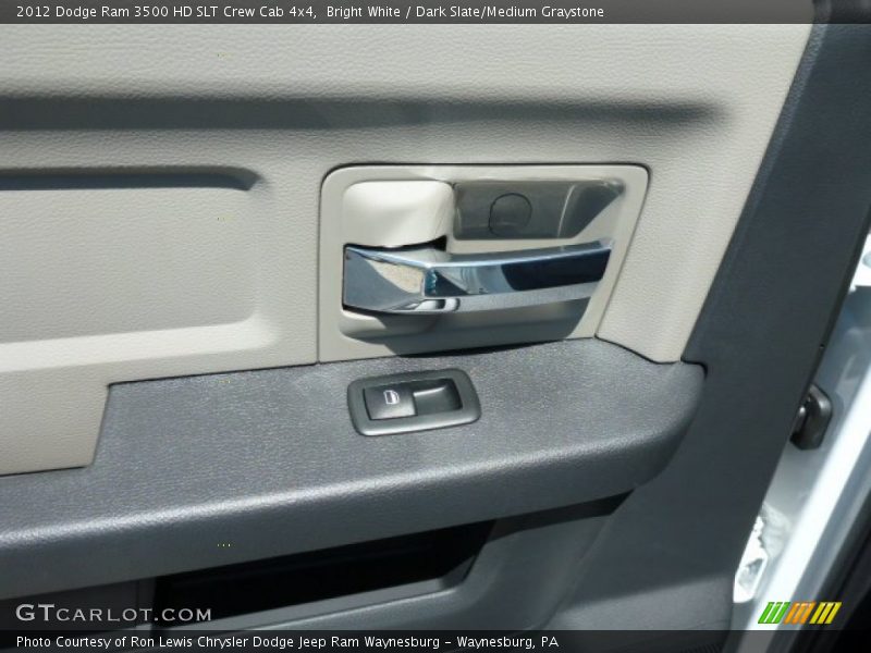 Bright White / Dark Slate/Medium Graystone 2012 Dodge Ram 3500 HD SLT Crew Cab 4x4