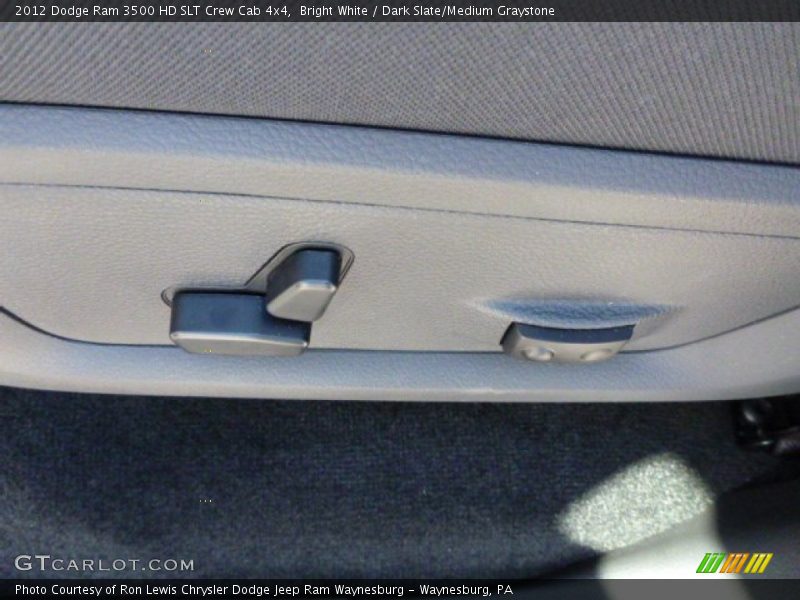 Bright White / Dark Slate/Medium Graystone 2012 Dodge Ram 3500 HD SLT Crew Cab 4x4