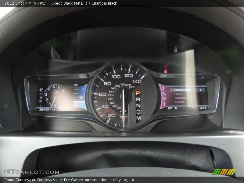 Tuxedo Black Metallic / Charcoal Black 2012 Lincoln MKX FWD