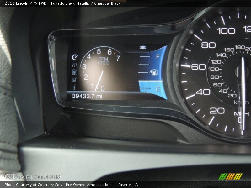 Tuxedo Black Metallic / Charcoal Black 2012 Lincoln MKX FWD