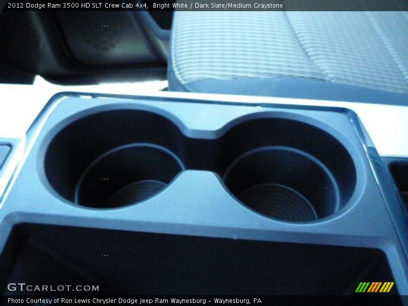 Bright White / Dark Slate/Medium Graystone 2012 Dodge Ram 3500 HD SLT Crew Cab 4x4