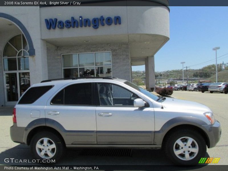 Bright Silver / Gray 2008 Kia Sorento EX 4x4