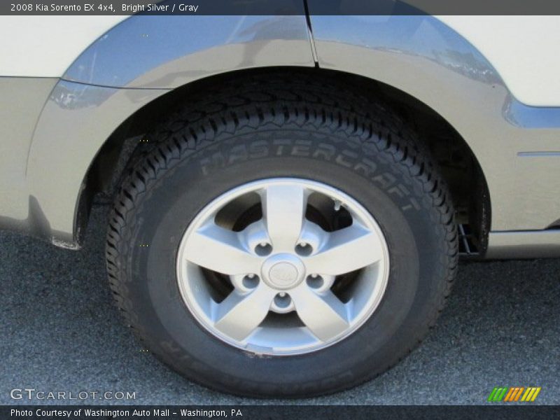 Bright Silver / Gray 2008 Kia Sorento EX 4x4