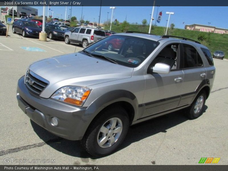 Bright Silver / Gray 2008 Kia Sorento EX 4x4