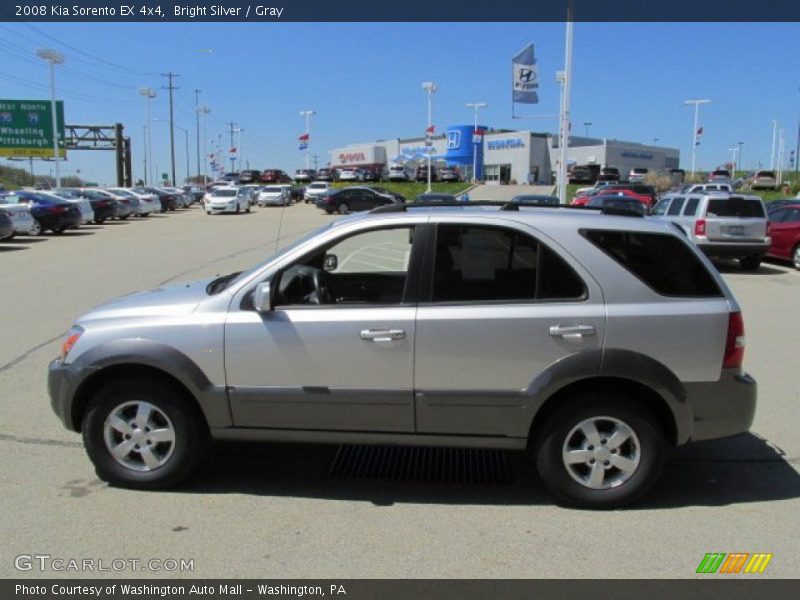 Bright Silver / Gray 2008 Kia Sorento EX 4x4
