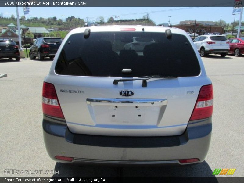 Bright Silver / Gray 2008 Kia Sorento EX 4x4