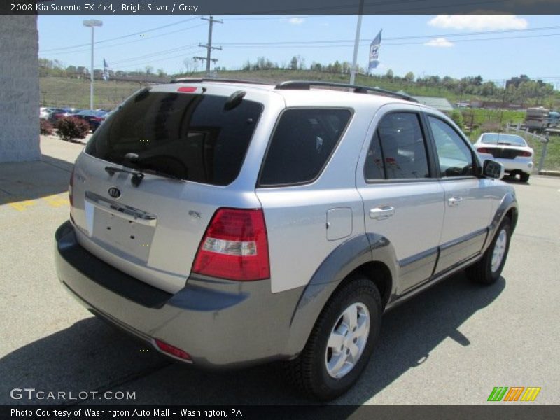 Bright Silver / Gray 2008 Kia Sorento EX 4x4