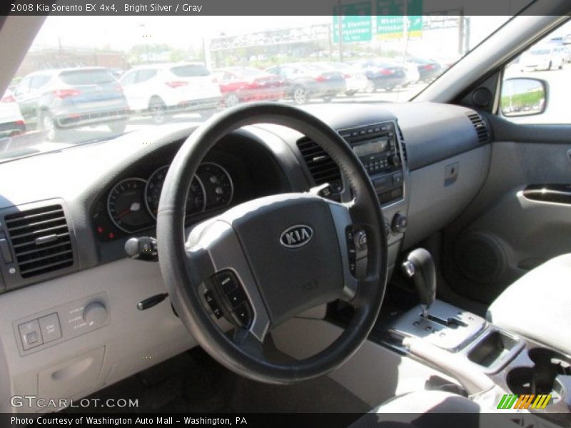 Bright Silver / Gray 2008 Kia Sorento EX 4x4