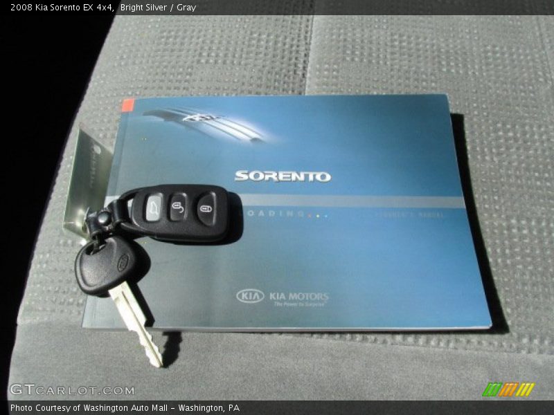 Bright Silver / Gray 2008 Kia Sorento EX 4x4