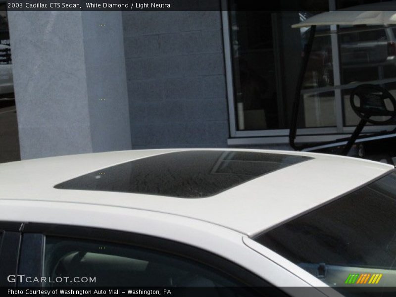White Diamond / Light Neutral 2003 Cadillac CTS Sedan