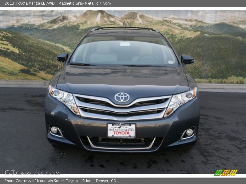 Magnetic Gray Metallic / Ivory 2013 Toyota Venza LE AWD