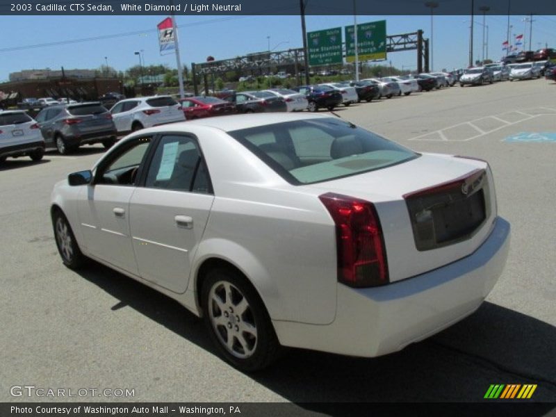 White Diamond / Light Neutral 2003 Cadillac CTS Sedan