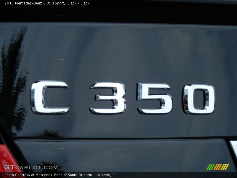 Black / Black 2013 Mercedes-Benz C 350 Sport