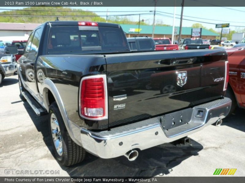 Black / Black 2013 Ram 1500 Laramie Crew Cab 4x4