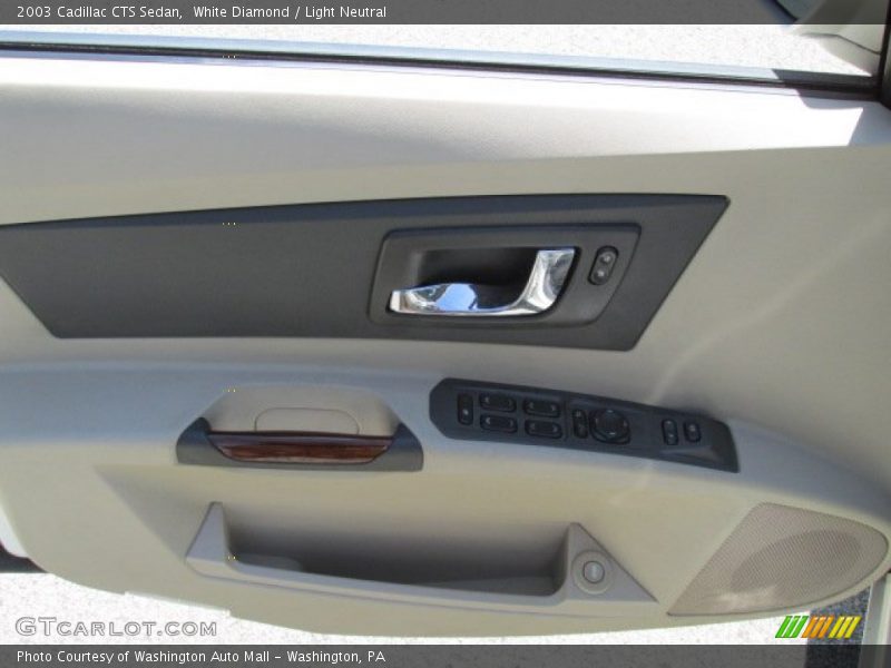 White Diamond / Light Neutral 2003 Cadillac CTS Sedan
