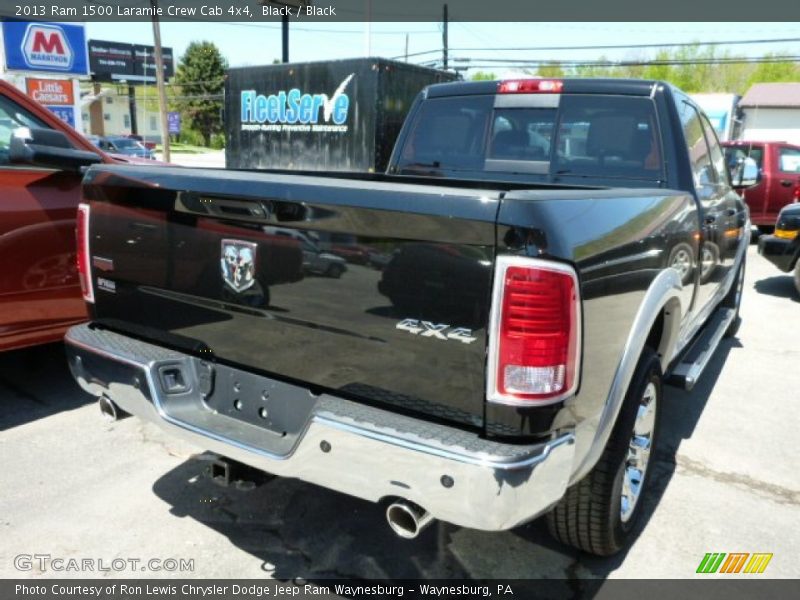 Black / Black 2013 Ram 1500 Laramie Crew Cab 4x4