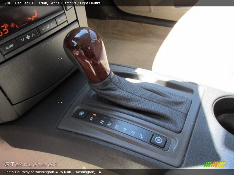 White Diamond / Light Neutral 2003 Cadillac CTS Sedan