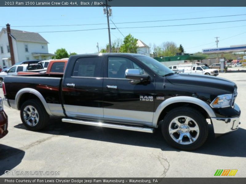 Black / Black 2013 Ram 1500 Laramie Crew Cab 4x4