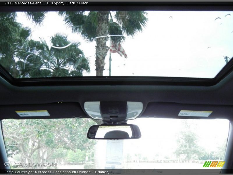 Black / Black 2013 Mercedes-Benz C 350 Sport