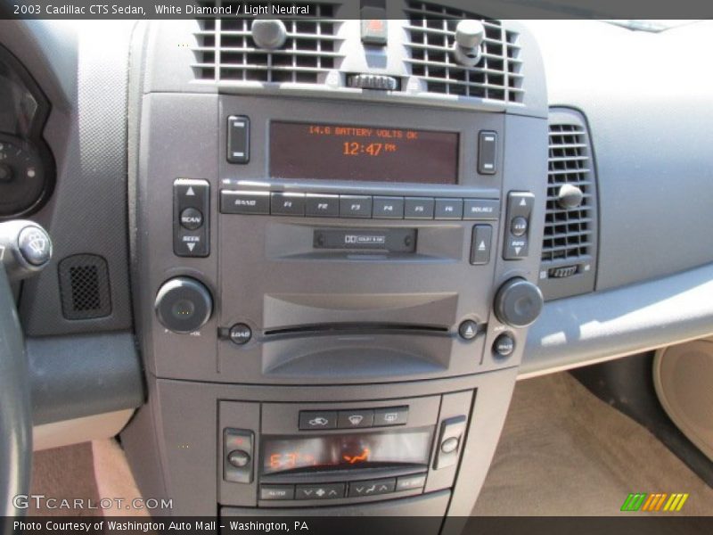 White Diamond / Light Neutral 2003 Cadillac CTS Sedan