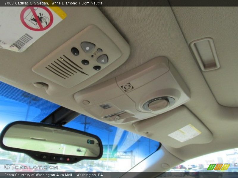 White Diamond / Light Neutral 2003 Cadillac CTS Sedan