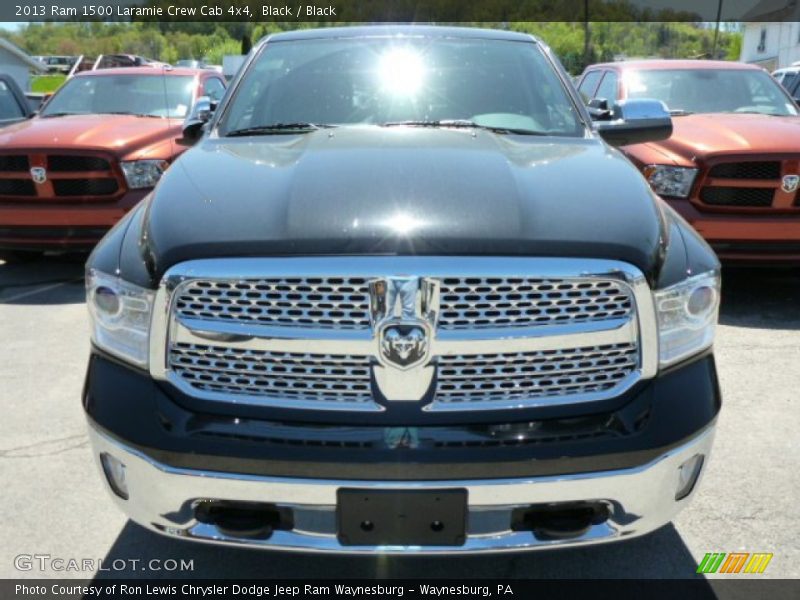 Black / Black 2013 Ram 1500 Laramie Crew Cab 4x4