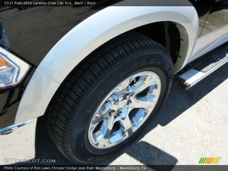 Black / Black 2013 Ram 1500 Laramie Crew Cab 4x4