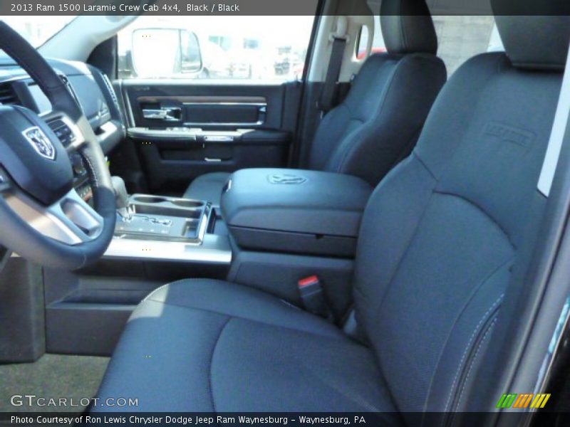 Black / Black 2013 Ram 1500 Laramie Crew Cab 4x4