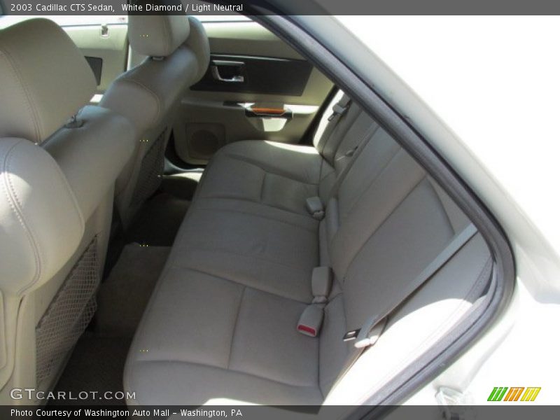 White Diamond / Light Neutral 2003 Cadillac CTS Sedan
