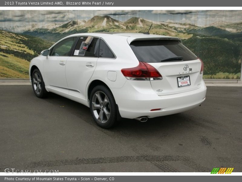 Blizzard White Pearl / Ivory 2013 Toyota Venza Limited AWD