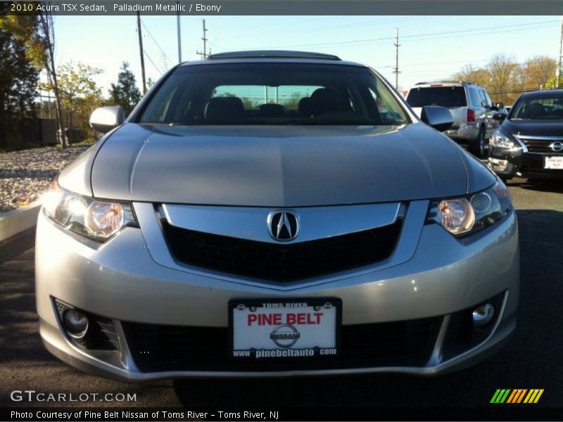 Palladium Metallic / Ebony 2010 Acura TSX Sedan