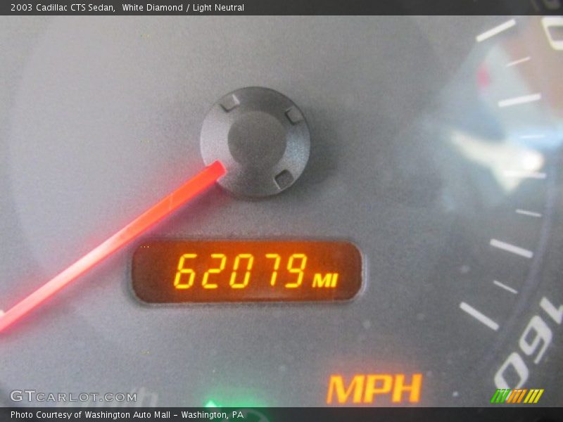 White Diamond / Light Neutral 2003 Cadillac CTS Sedan