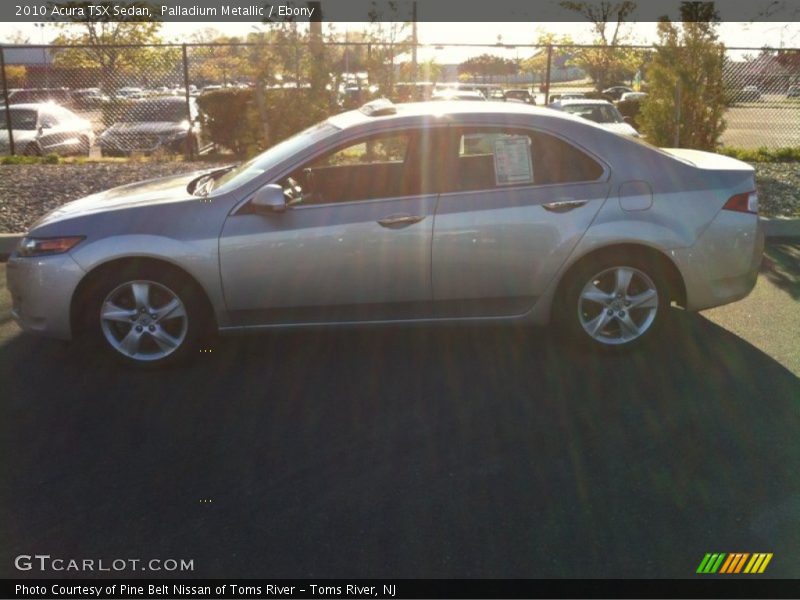 Palladium Metallic / Ebony 2010 Acura TSX Sedan