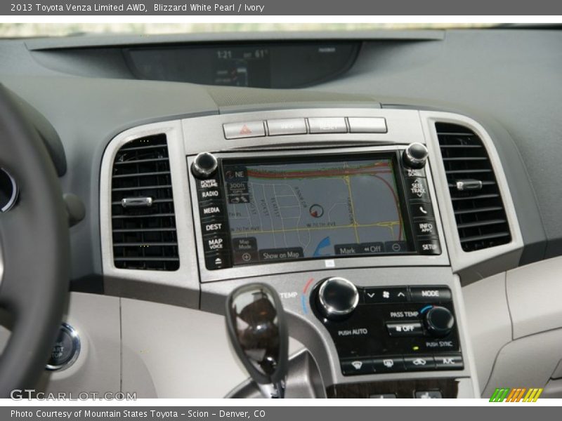 Blizzard White Pearl / Ivory 2013 Toyota Venza Limited AWD
