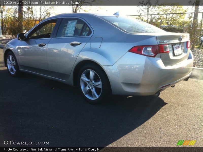 Palladium Metallic / Ebony 2010 Acura TSX Sedan
