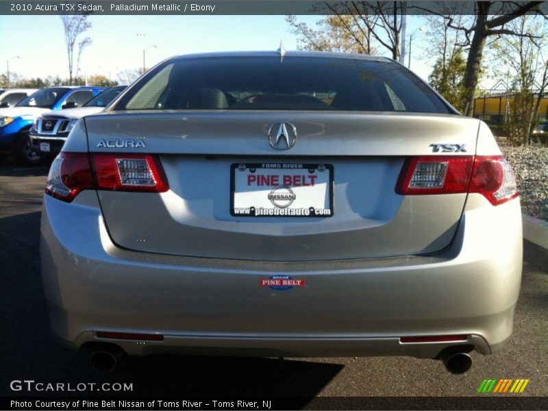 Palladium Metallic / Ebony 2010 Acura TSX Sedan