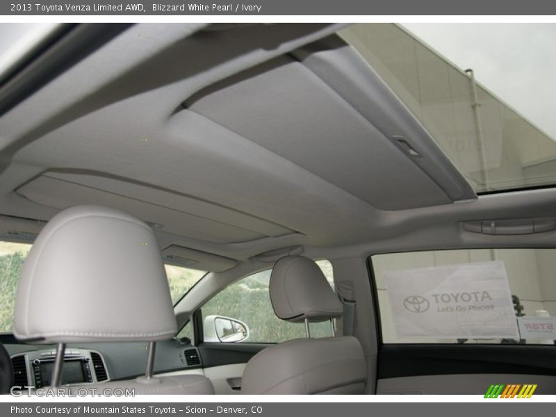 Blizzard White Pearl / Ivory 2013 Toyota Venza Limited AWD