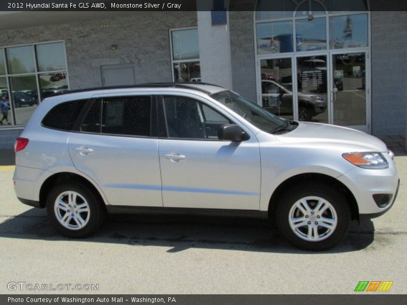 Moonstone Silver / Gray 2012 Hyundai Santa Fe GLS AWD