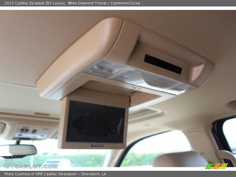White Diamond Tricoat / Cashmere/Cocoa 2013 Cadillac Escalade ESV Luxury