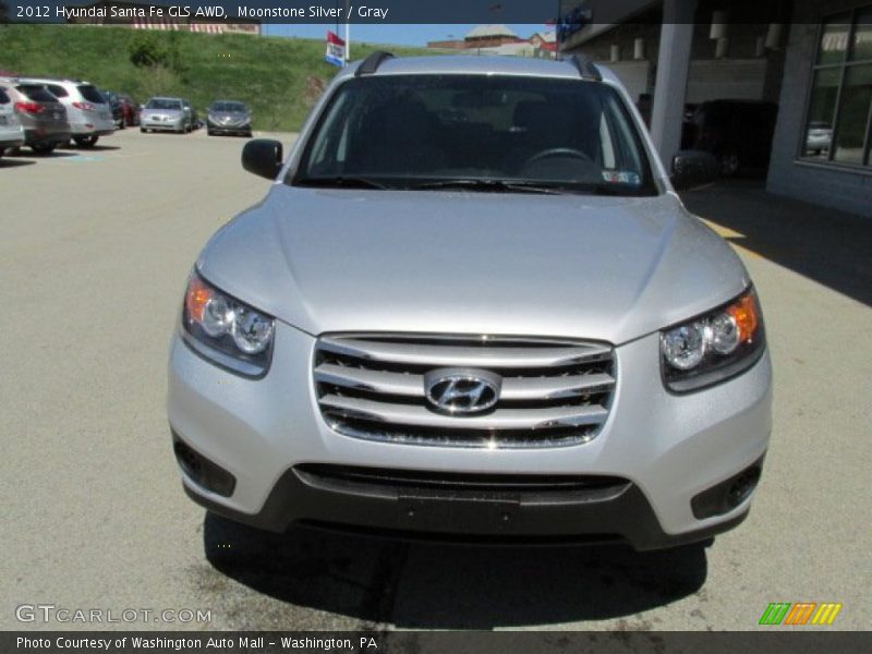 Moonstone Silver / Gray 2012 Hyundai Santa Fe GLS AWD