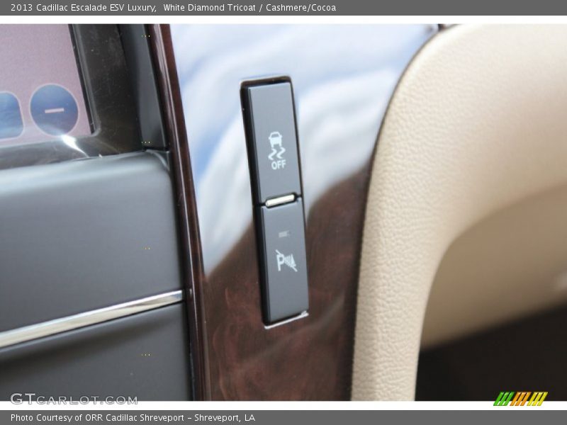 White Diamond Tricoat / Cashmere/Cocoa 2013 Cadillac Escalade ESV Luxury