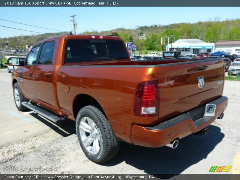 Copperhead Pearl / Black 2013 Ram 1500 Sport Crew Cab 4x4