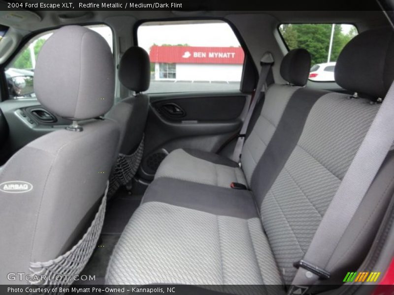 Rear Seat of 2004 Escape XLT