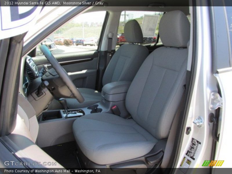 Moonstone Silver / Gray 2012 Hyundai Santa Fe GLS AWD
