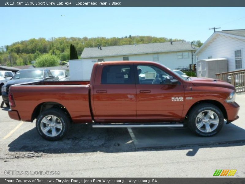 Copperhead Pearl / Black 2013 Ram 1500 Sport Crew Cab 4x4